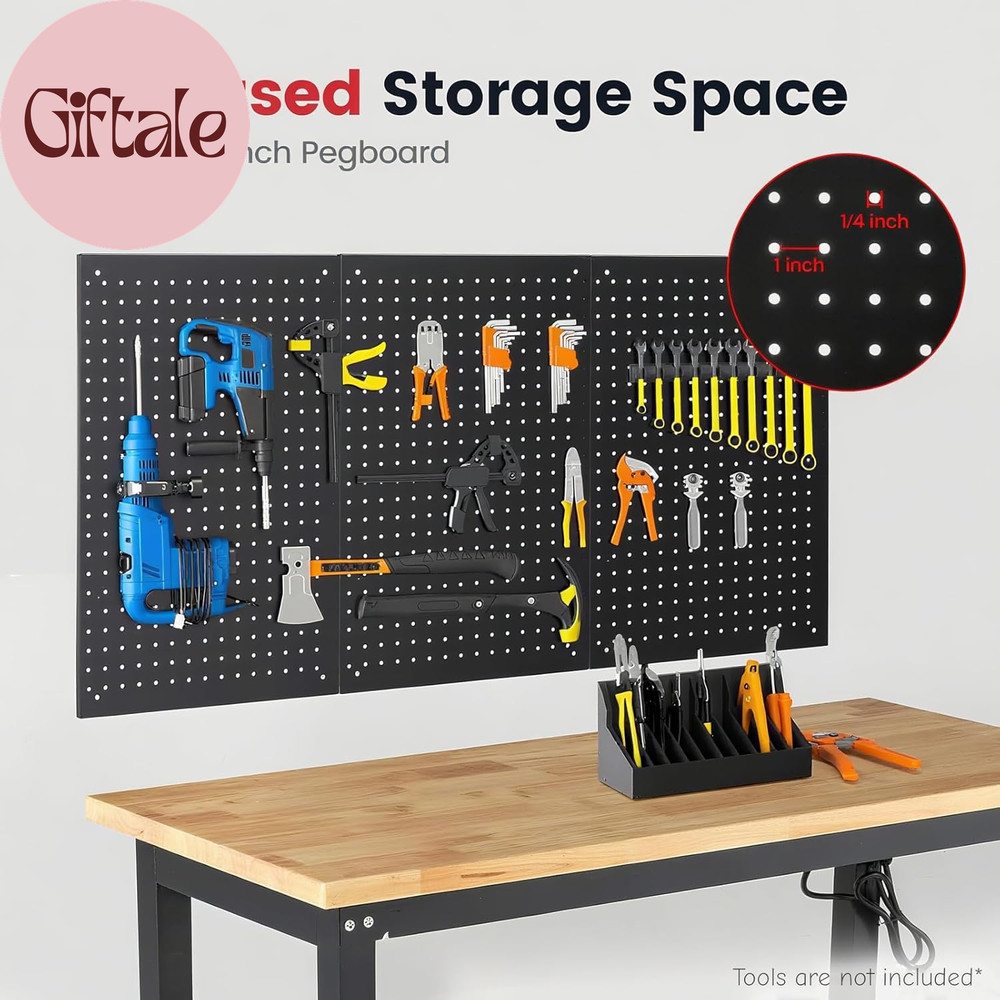 48 Inch Workbench for Garage Adjustable Height Work Bench with under Table Shelf