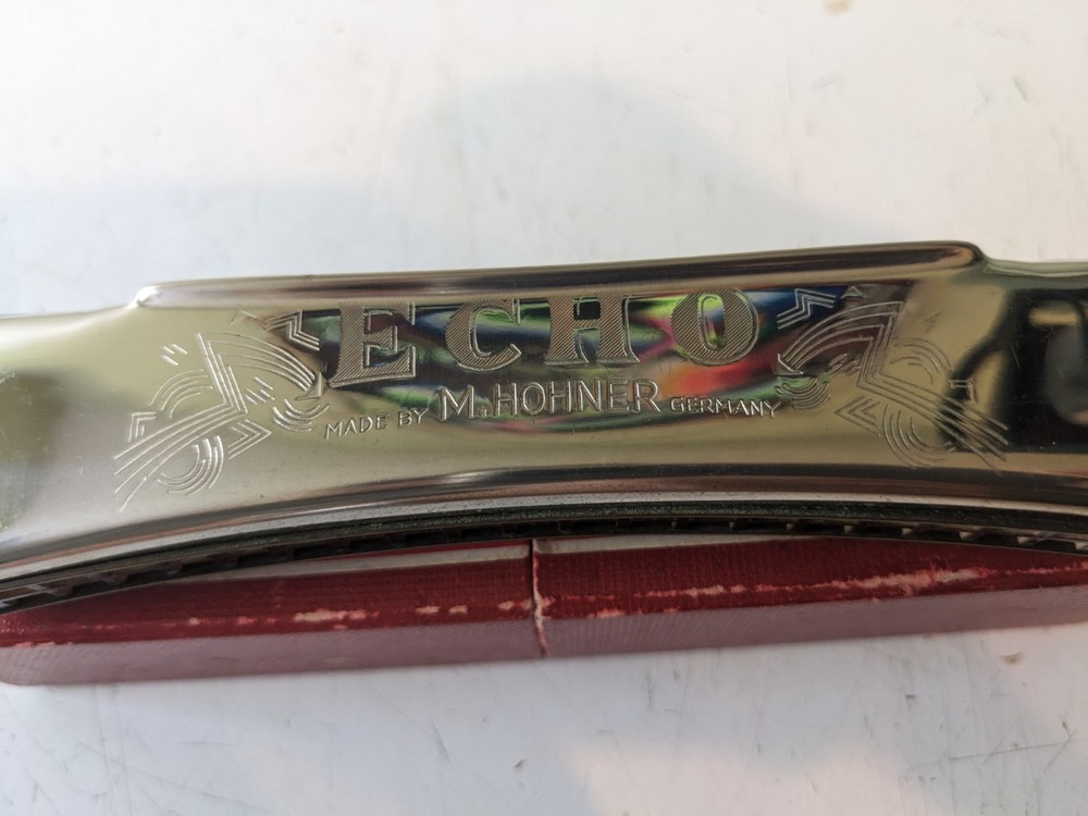 M. Hohner Harmonica The Echo Case From Germany Vintage