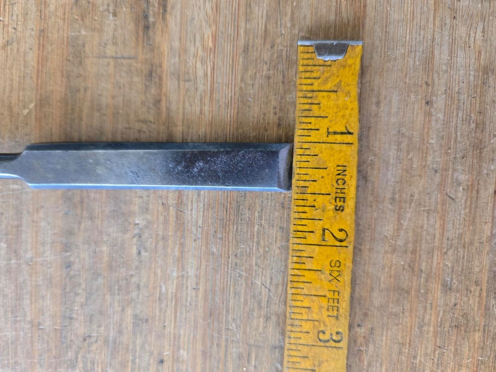 Antique 1/2 inch wood working Chisel unknown maker- good quality