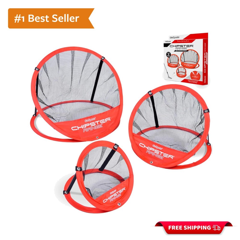 Quick Setup Golf Chipping Practice System - Indoor/Outdoor Use - Chipster Net
