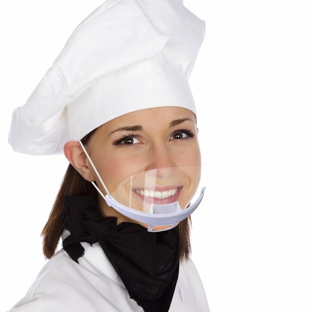 Transparent Mouth Shield Mask - 10PCS