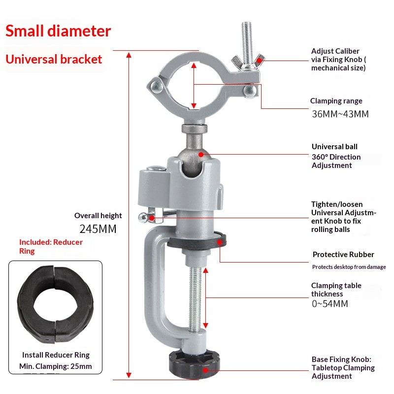 Electric Grinding Universal Rotating Support Hand Drill Fixing Frame Fixture
