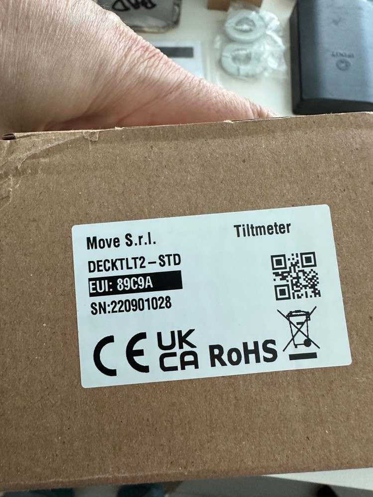 Geotechnical wireless LoRaWAN MEMS triaxial tiltmeter DECKTLT2-STD