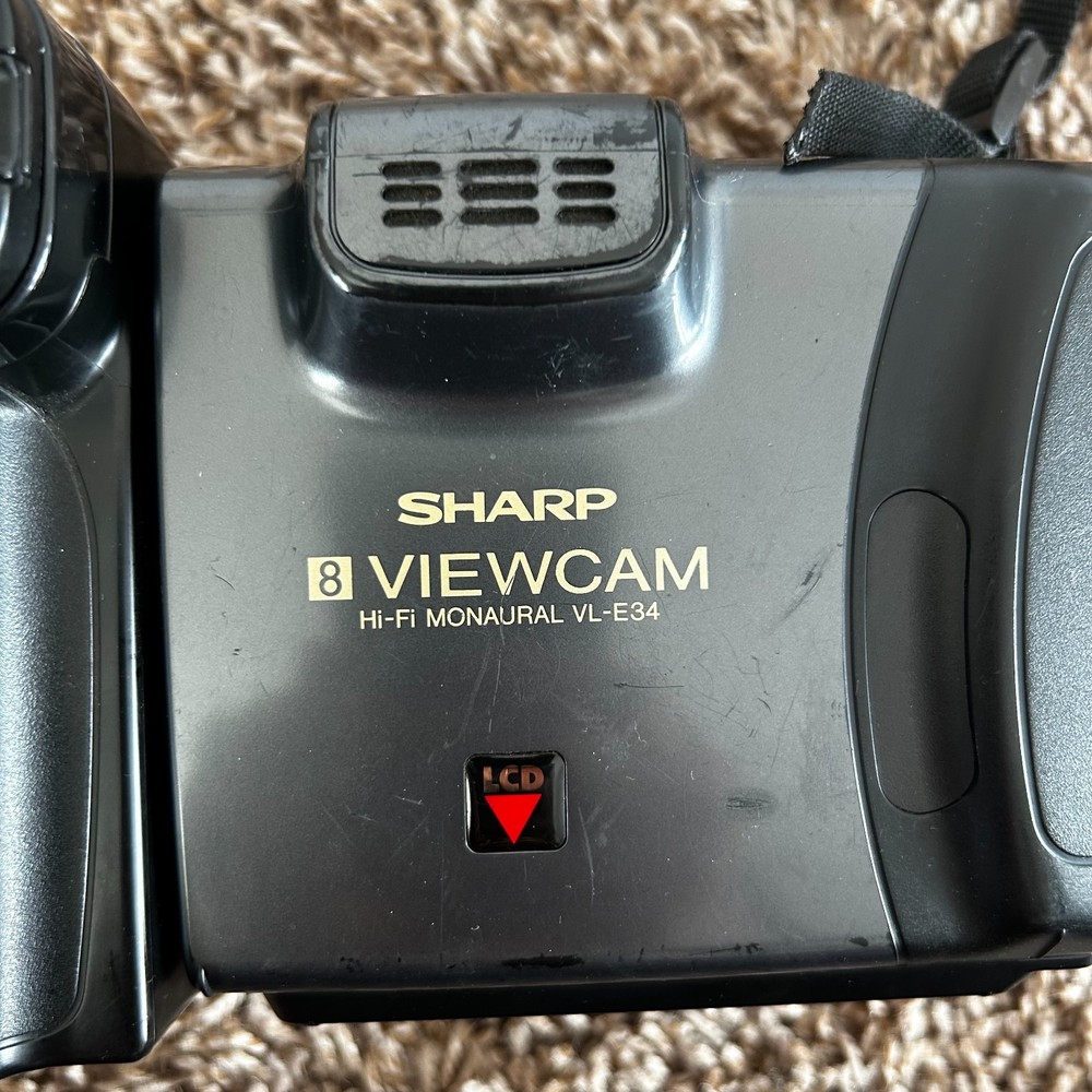 Sharp VL-E34U 8mm Analog Camcorder, UNTESTED Condition
