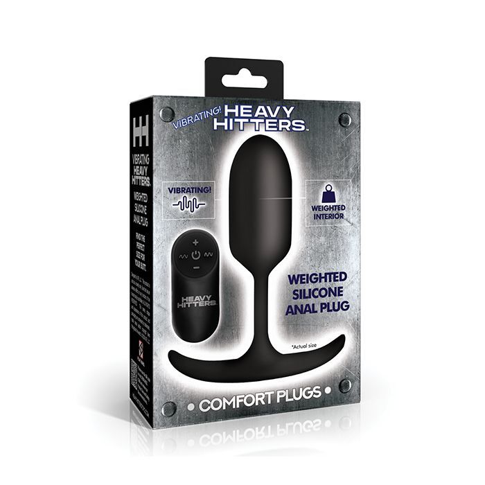Heavy Hitters Vibrating Weighted Silicone Anal Plug