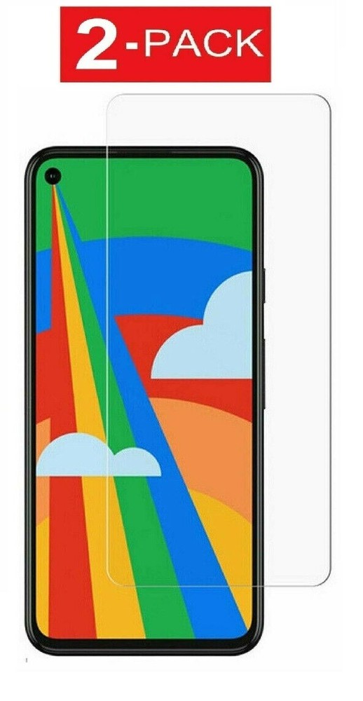 2-Pack Tempered Glass Screen Protector for Google Pixel 4a/5/5a/6/6a/6 Pro/7