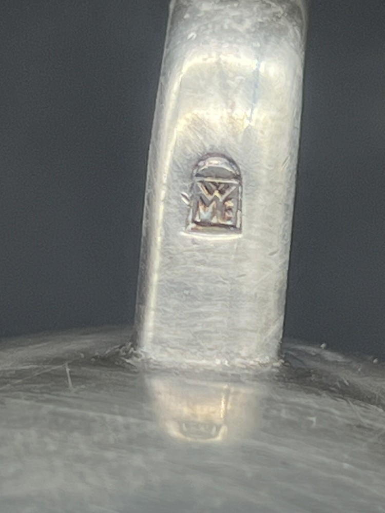 Vintage MCM Silver Plated Creamer & Open Sugar Bowl Kurt Mayer for WMF 1950