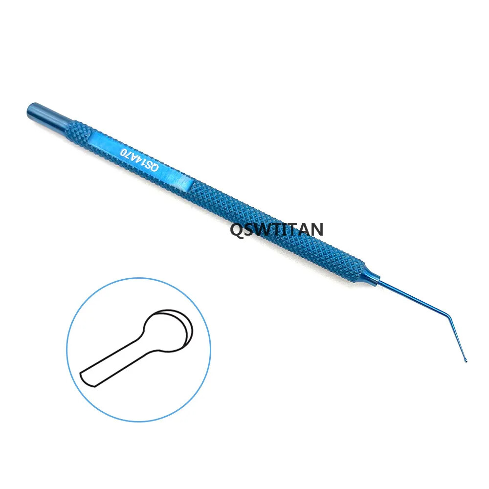 Titanium ICL Manipulator hook Double Eyelid Ophthalmic Hook Surgical Instruments