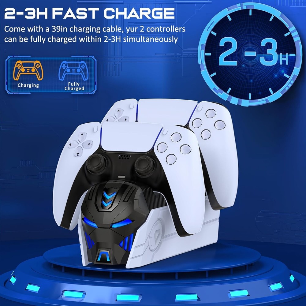 PS5 Controller Charger Station for PlayStation 5 Dualsense Controllers