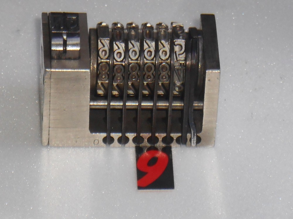 ACME | letterpress numbering machine |9