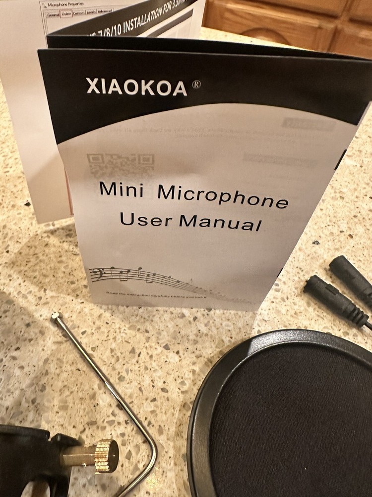 XIAOKOA Portable Mini Condenser Microphone M3 with Stand