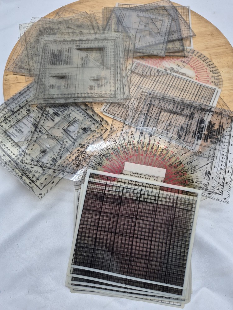 US Army Map Training Materials- Maps, Grids-1970-80's?