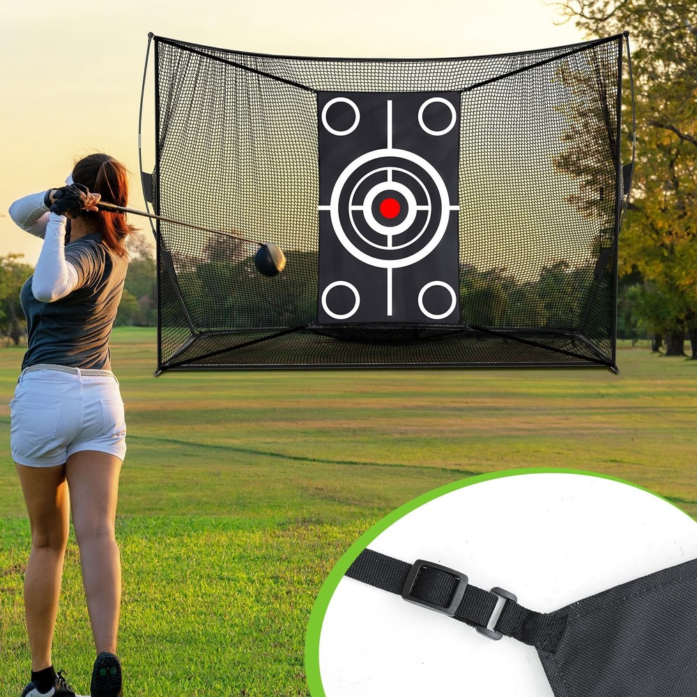 Golf Target Cloth for Net Golf Hitting Net Target with 4 Straps for Practice ...