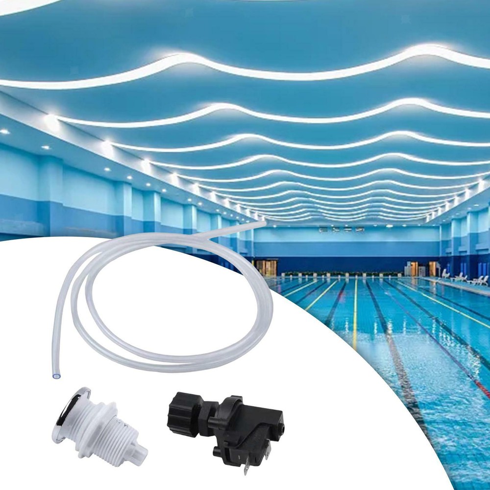 Air Pump Push Button Switch Jet Compatible Hose for Tub