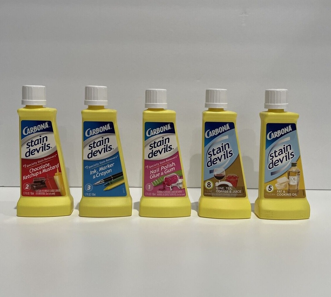 Carbona Stain Devils - Ink or Chocolate Or Nail Polish, Wine, Oil - Your Choice