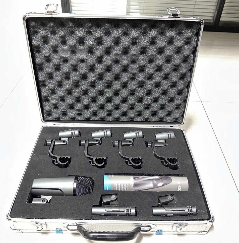 Sennheiser Drum Kit 600 e600 Drum Mic Package with Case e602 e604 e614