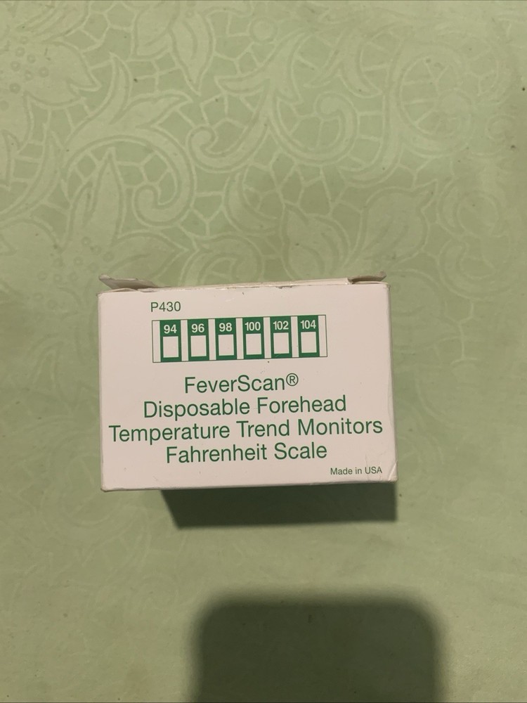 FeverScan P430 M04420 Disposable Forehead Temperature Thermometer 100-pc
