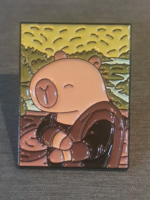 CAPYBARA FUNNY Pin Badge Patch New High Quality