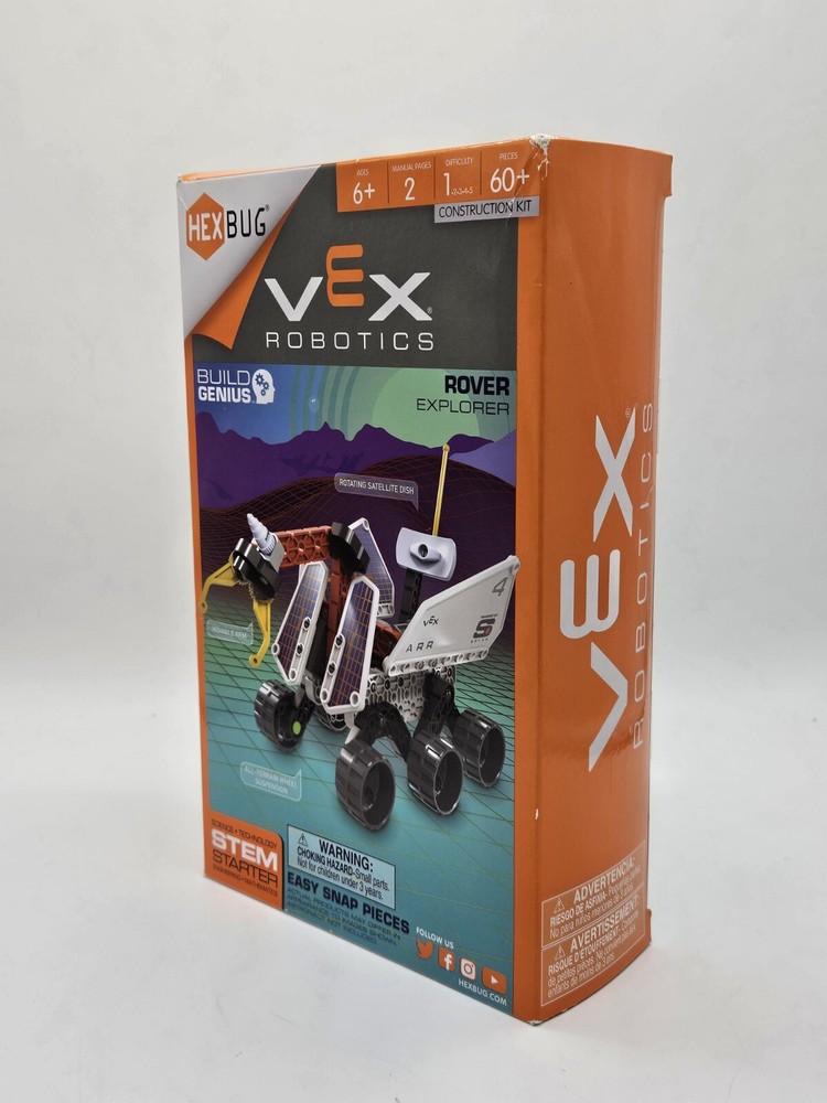Hexbug Vex Robotics Rover Explorer STEM Starter Construction Ages 6+