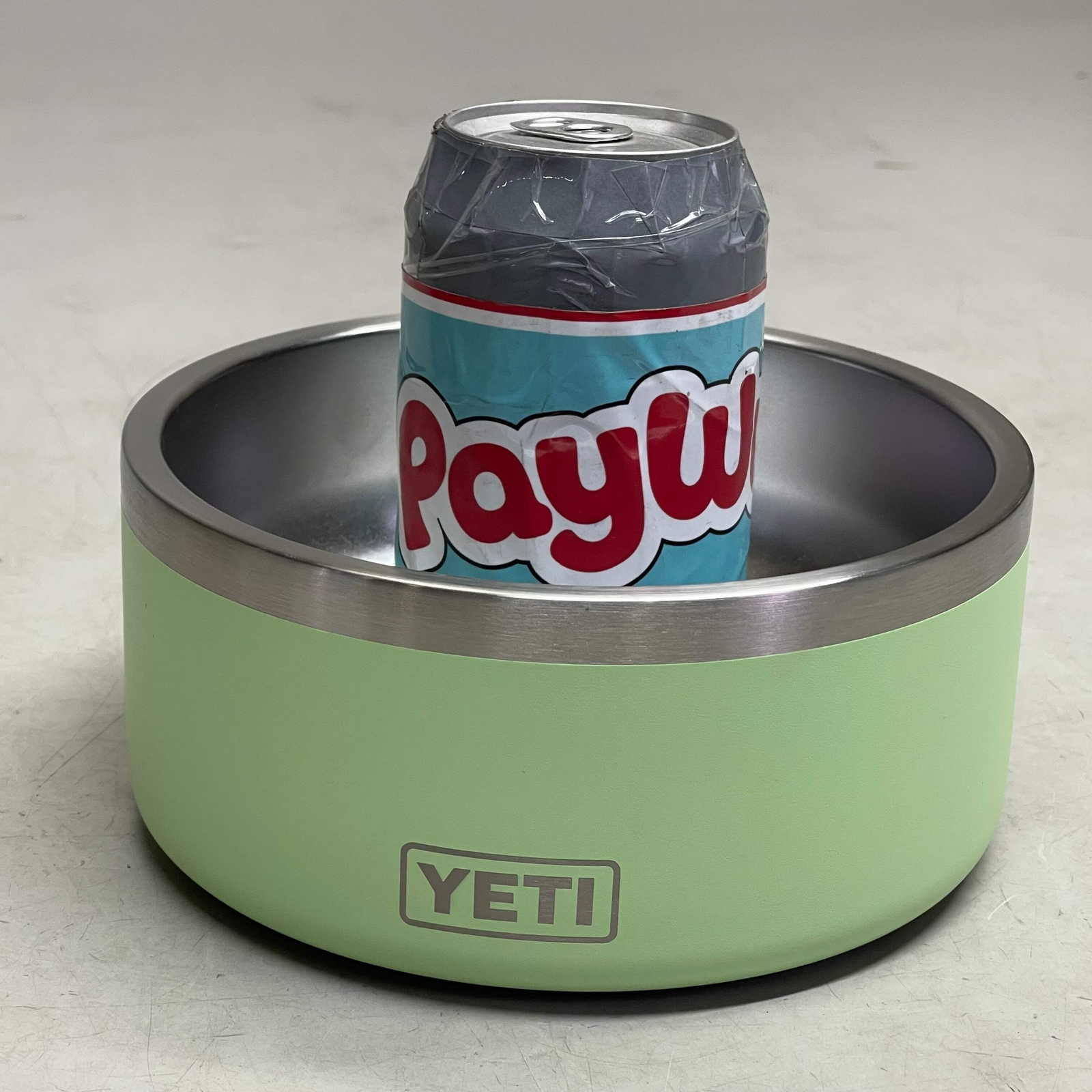 YETI Boomer Dog Bowl *HAS "CINTAS" Branding* 4 Cup (32 oz) Key Lime 4550