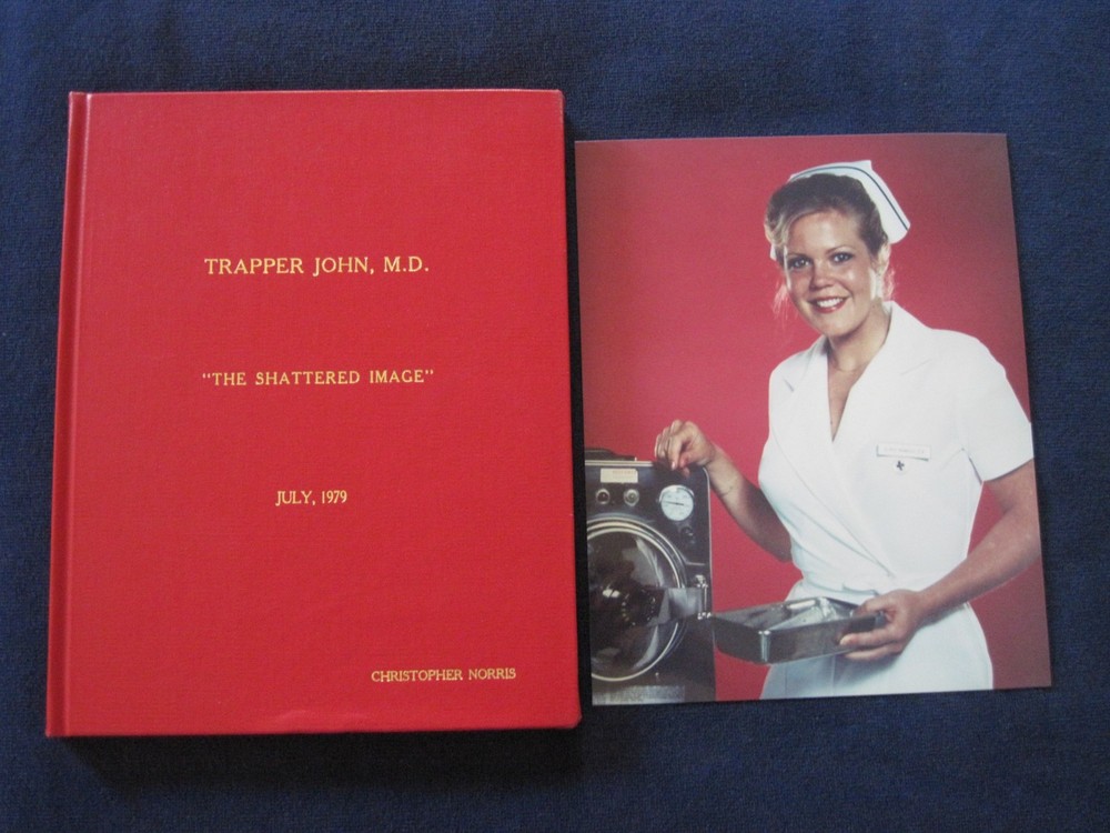 ORIGINAL TV SCRIPT 'THE SHATTERED IMAGE' TRAPPER JOHN, MD -  'RIPPLES' COPY