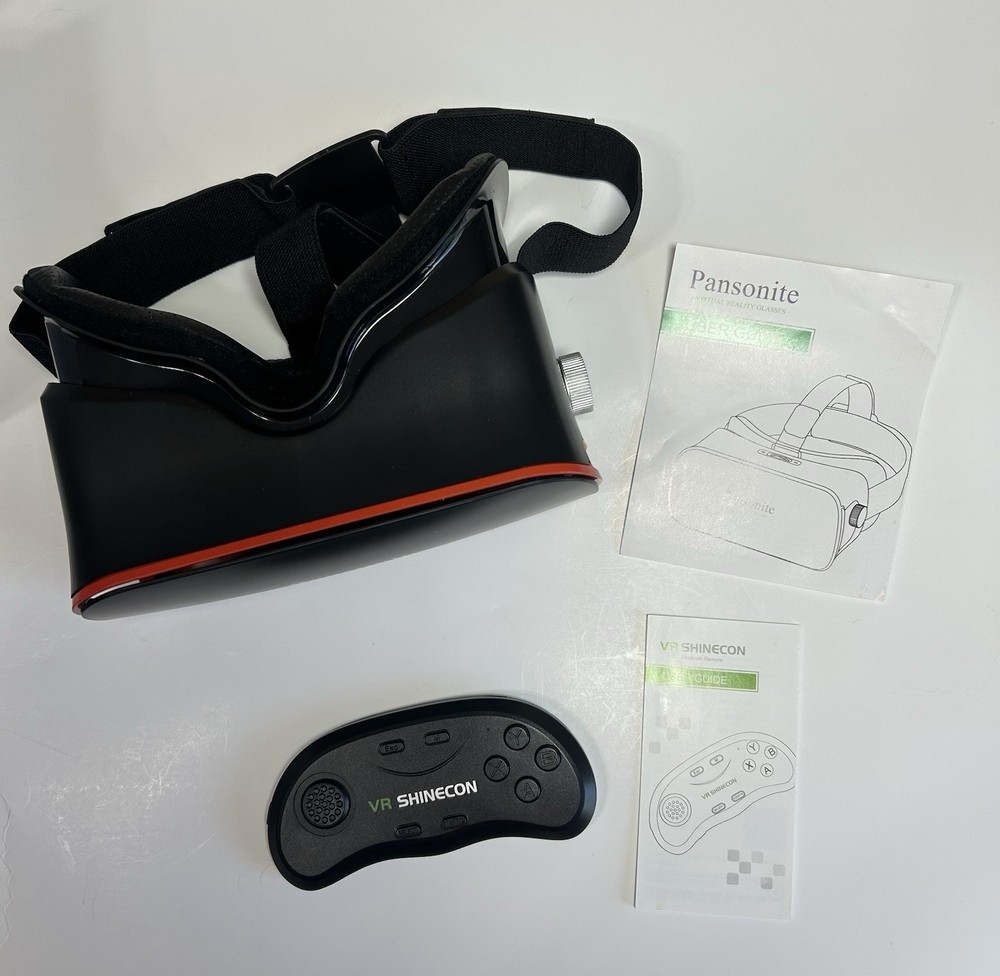 Pansonite Virtual Reality Glasses And VR Shinecon Remote