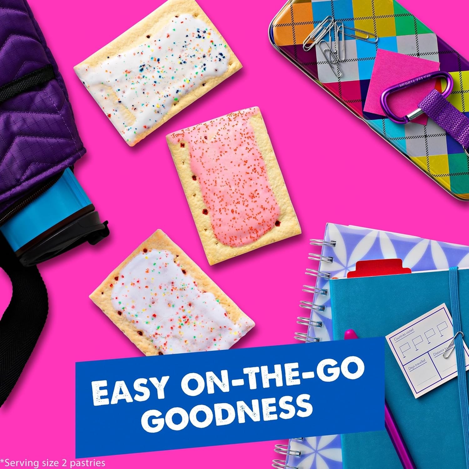 Pop Tarts Variety Pack Toaster Pastries Breakfast Foods Kids Snacks 12 Count