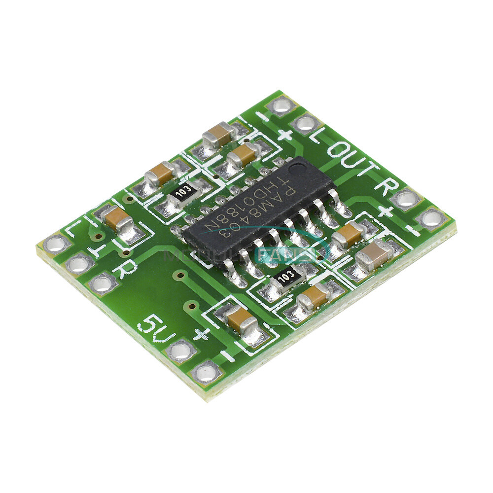 5PCS Digital Amplifier Board Class D 2*3W USB Power Mini PAM8403 Audio Module