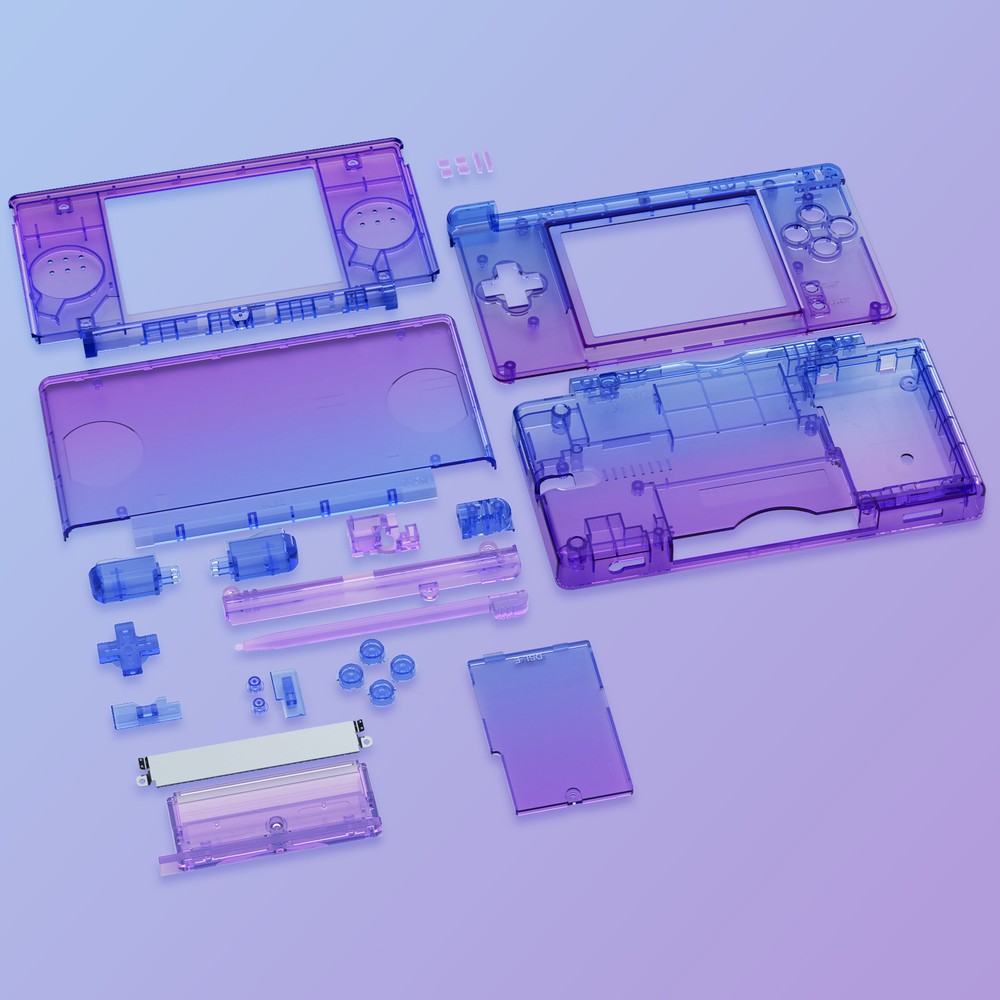 Replacement Custom Full Housing Shell for Nintendo DS Lite w/Buttons Screen Lens