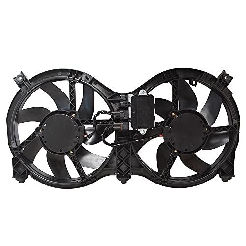 Dual Radiator Fan with Control Module Replacement for Pathfinder 2013-2017