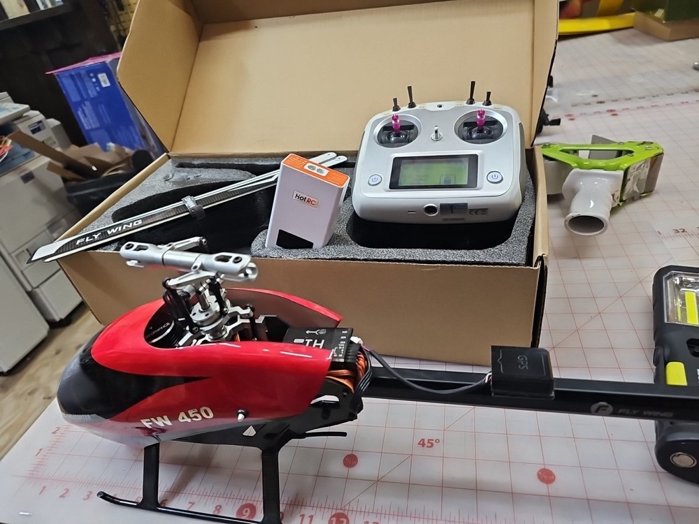 Fly Wing V2 Fw450 Heli. With Transmitter