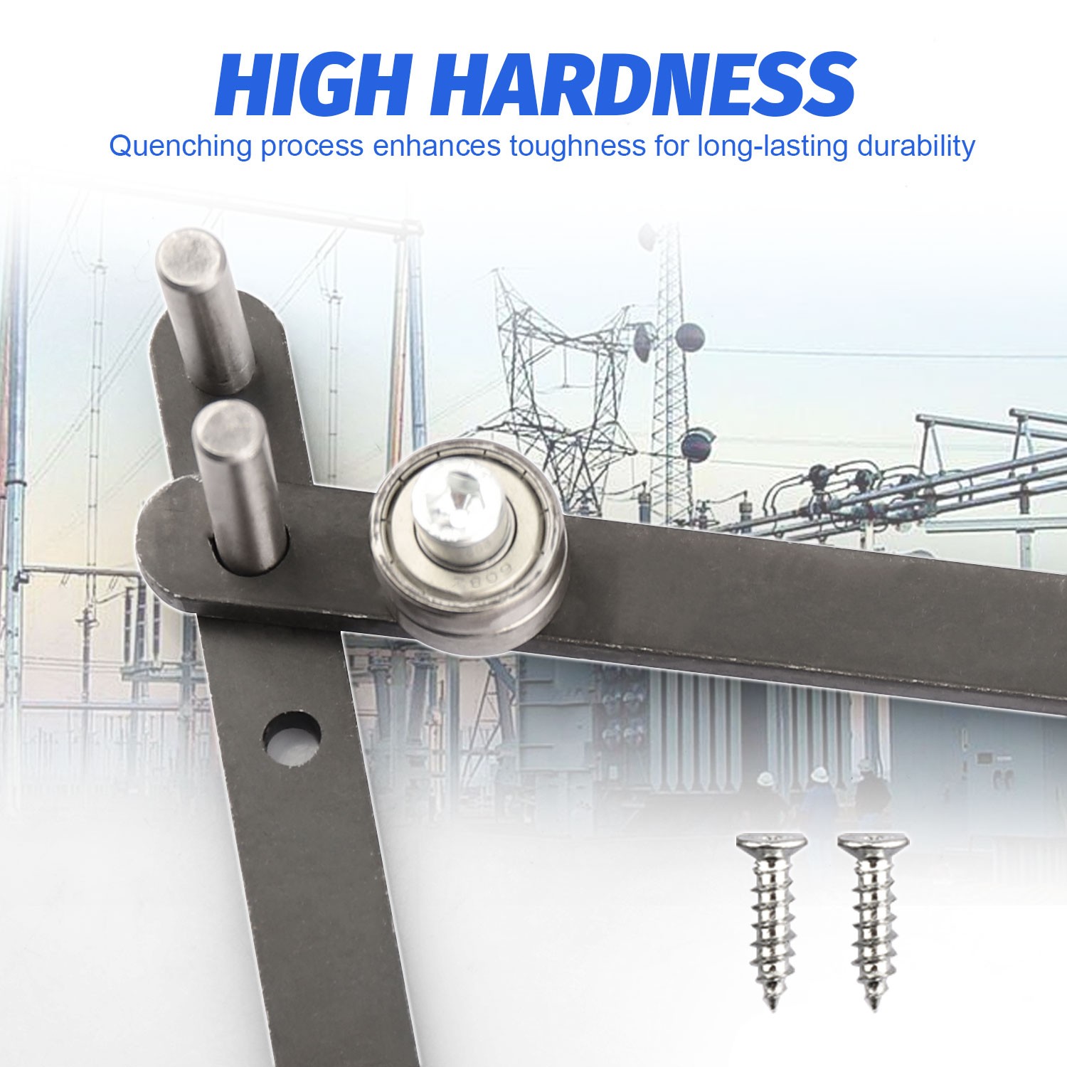 Heavy Duty Manual Steel Bar Bender Bearing Steel U‑Shape & Right Angle Bend Tool