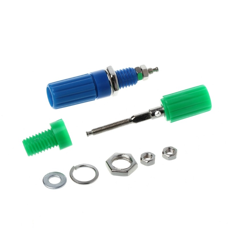 5 Pcs Binding Post 5 Colors Speaker 4mm Banana Plug Test Connector Jack Socket