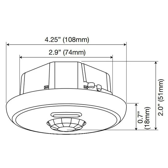 Wattstopper LMPC-100-5 Digital PIR Occupancy Sensor