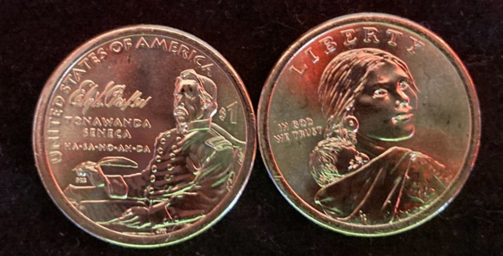 2022 P & D BU Native American Dollar Flat fee ship