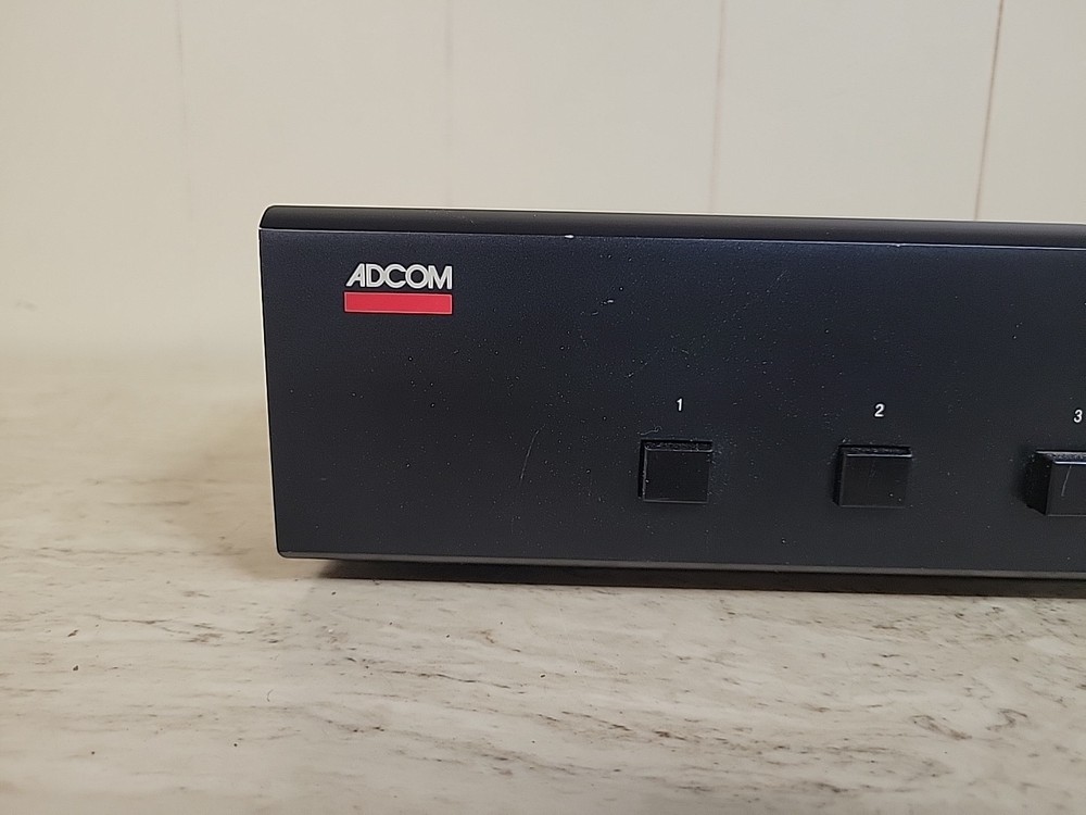 Adcom GFS-6 Speaker Selector Switch Box 6 Pair Stereo Speaker Switcher