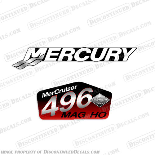 Fits Mercruiser 496 MAG High Output Decal
