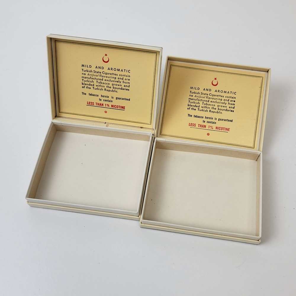 Vintage Turkish Special King Size Cigarettes - Empty Boxes