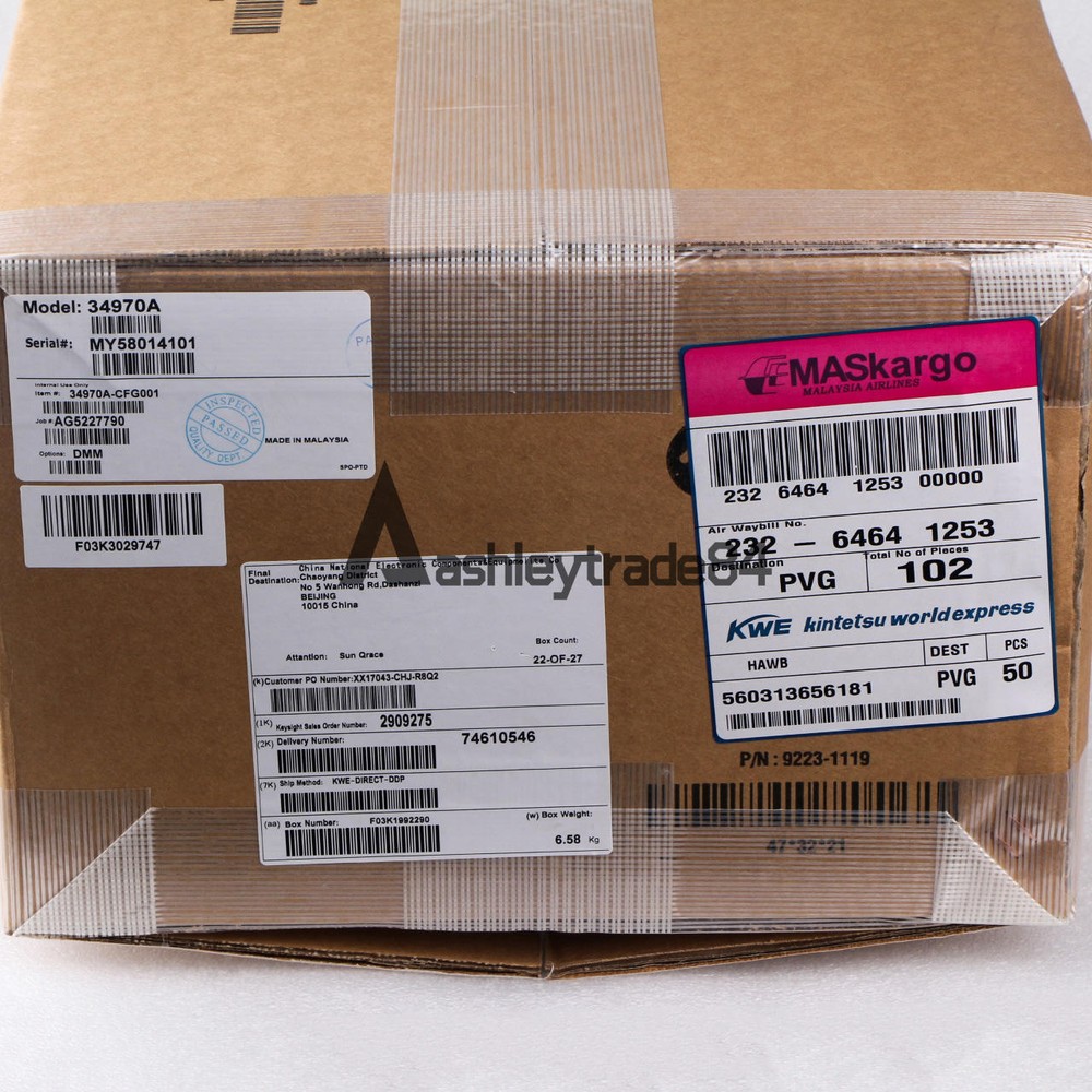 ONE NEW keysight 34970A data acquisition switch