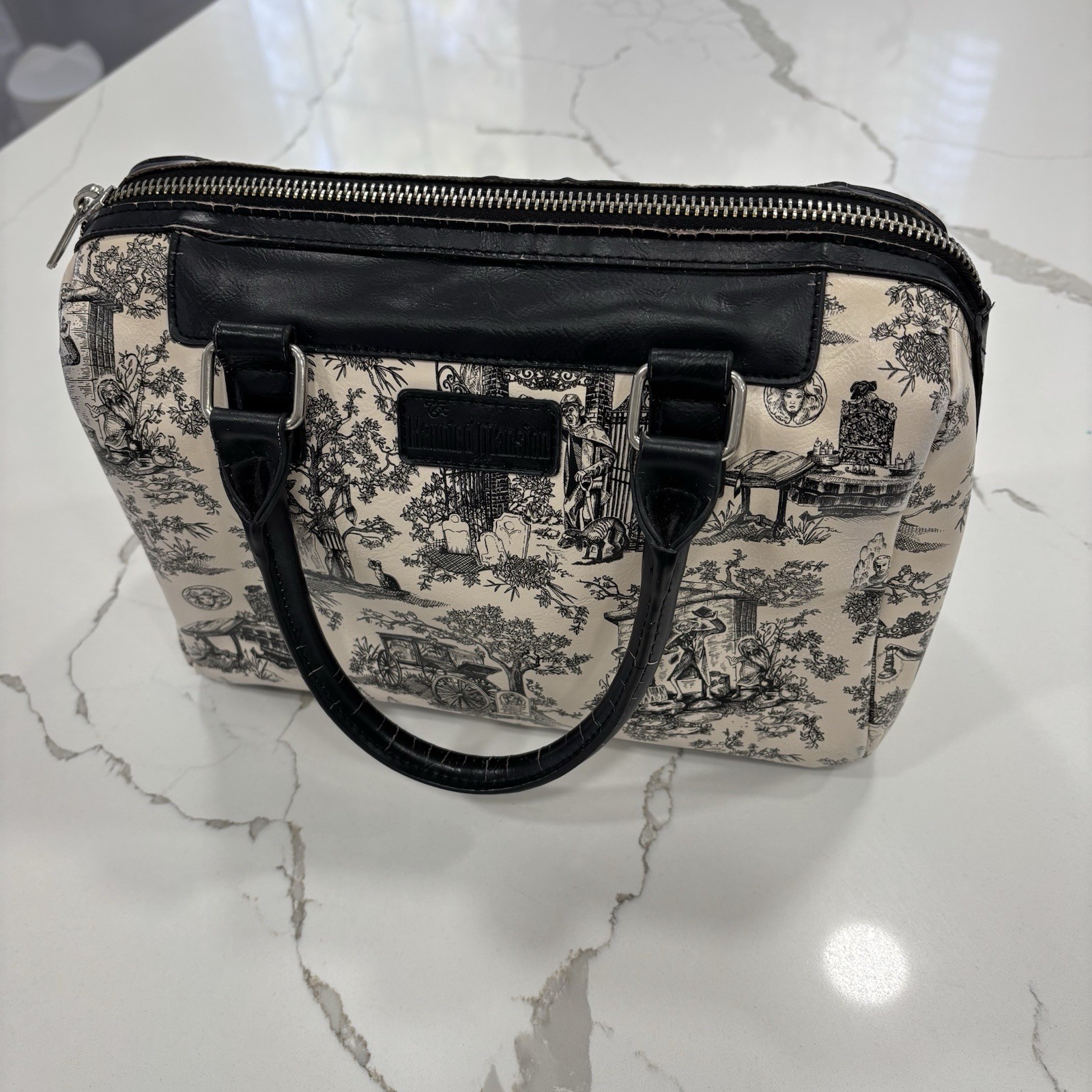 Haunted Mansion Faux Leather Hand Bag Purse Disney Parks Madame Leota Ghost