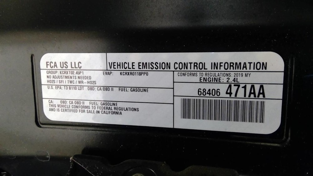 CHEROKEE 2019 Transmission Shift 1012824