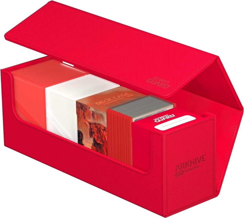 Ultimate Guard Arkhive 400+ XenoSkin Monocolor Red