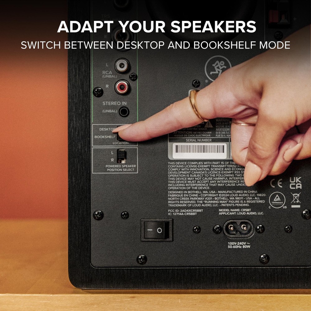 Mackie CR8BT 8" Creative Reference Powered Studio Monitors with Bluetooth