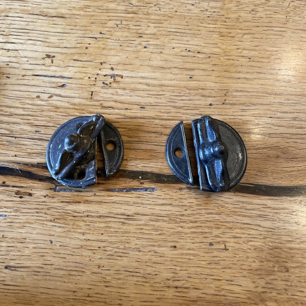 2 Antique Turnbuckle Latches