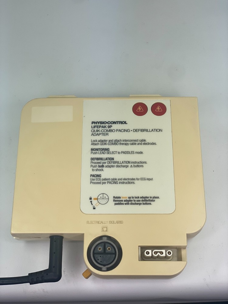 Physio-Control LifePak 9P Quick-Combo Pacing Defibrillation Adapter