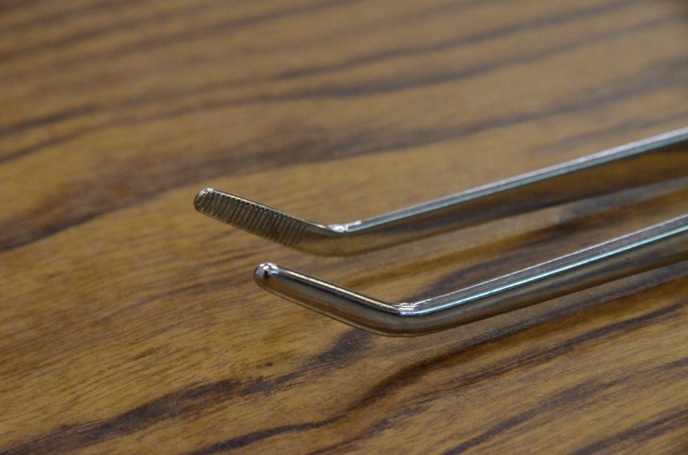 Arrow Curved Retrieving Forceps 10" #57.910-1