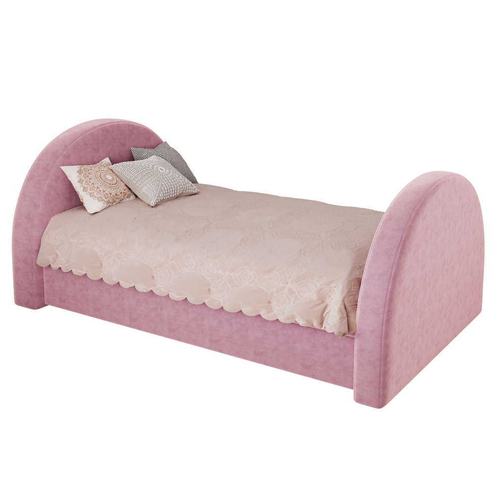 Full Size Upholstered Day Bed Frame With Pull In And Out Function, Olive Green