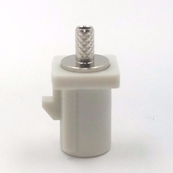 4pcs Auto FAKRA Straight Plug Crimp for RG174 Key Code: B (White)
