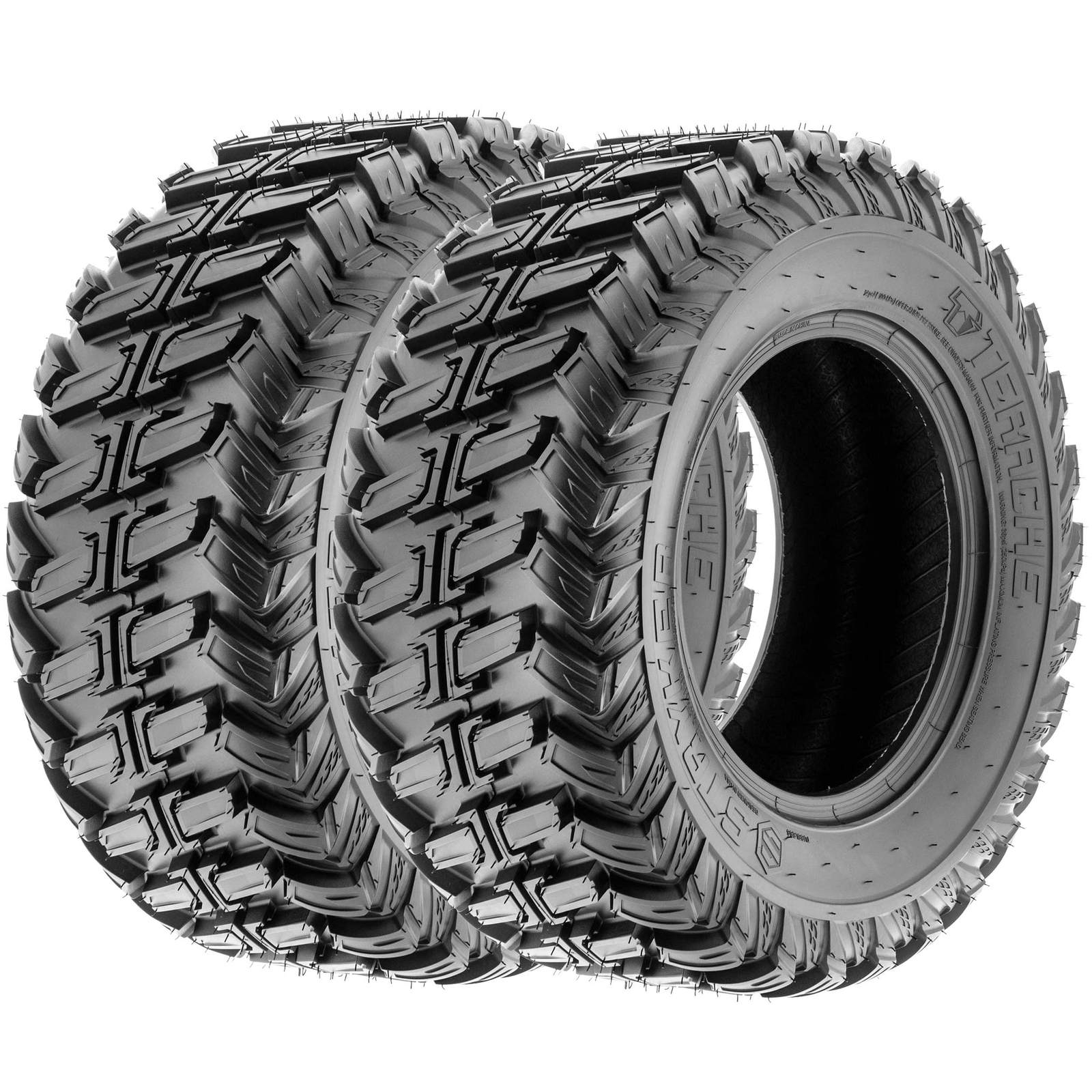 Terache 28x9-14 28x11-14 Loose Over Hardpack ATV UTV Tire 8 PR TE-ST - Bundle