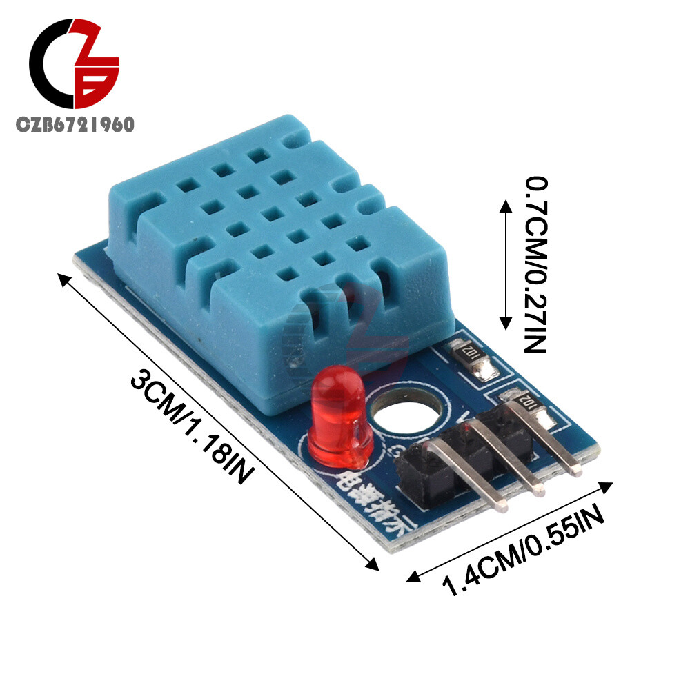 DHT11 Sensor Temperature and Humidity Module Sensor Board With wire 0~50℃ ±5%RH